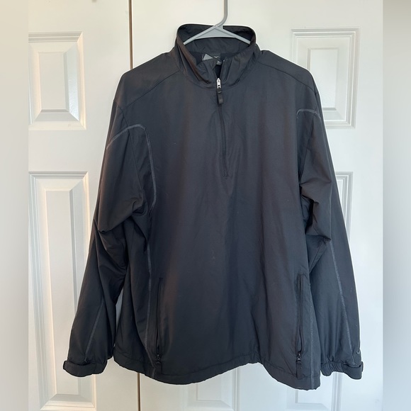 Nike Other - Nike Golf DriFit Quarter-zip Pullover. Black, water resistant material.